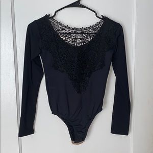 Black brasilian bodysuit